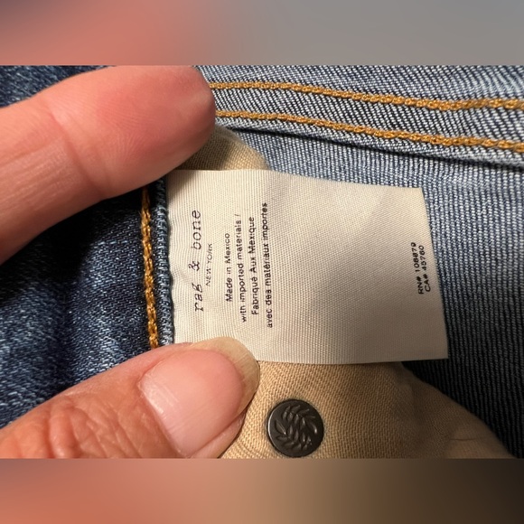 Rag & Bone Cate Mid-Rise Skinny Women’s Jeans, Size 27, Color Valley Line. - Picture 10 of 16
